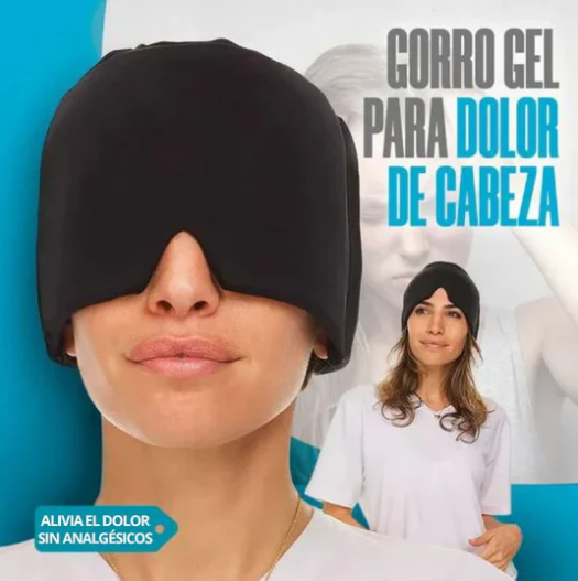 SUPER GORRO DE GEL ANTI ESTRES. SOLO HOY A S/ 59.00 (OFERTA EXCLUSIVA)