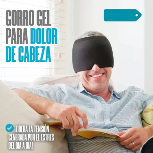 SUPER GORRO DE GEL ANTI ESTRES. SOLO HOY A S/ 59.00 (OFERTA EXCLUSIVA)