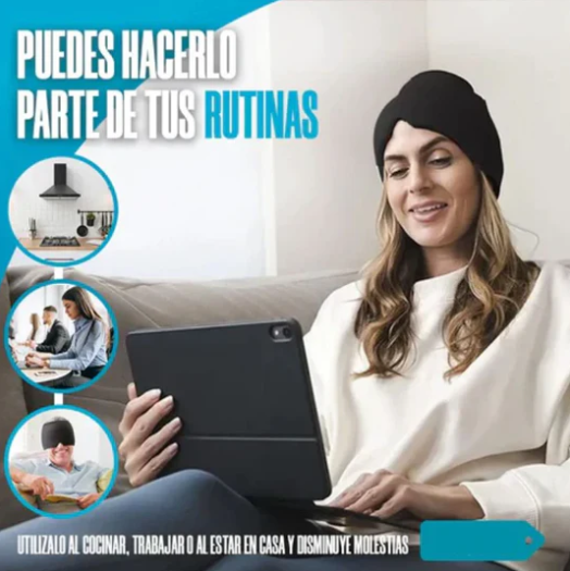 SUPER GORRO DE GEL ANTI ESTRES. SOLO HOY A S/ 59.00 (OFERTA EXCLUSIVA)