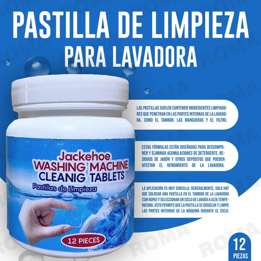 Pastillas Limpieza de  Lavadoras (Pack de 12)